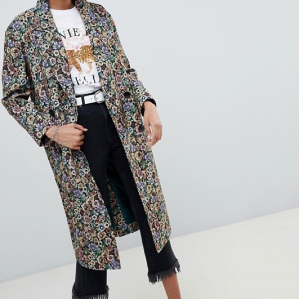 ASOS tapestry coat